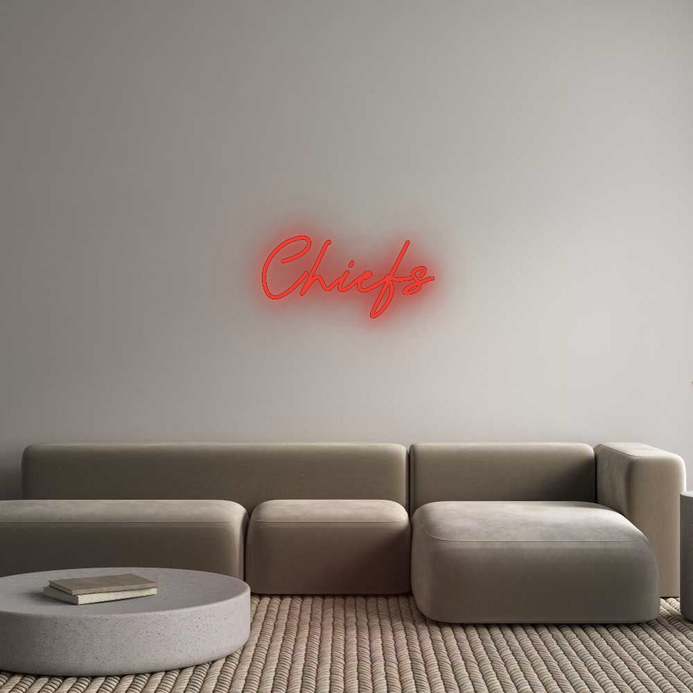 Custom Neon: Chiefs HDJ Sign