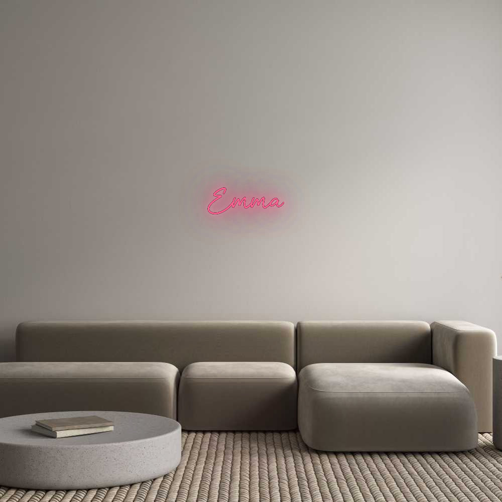 Custom Neon: Emma HDJ Sign