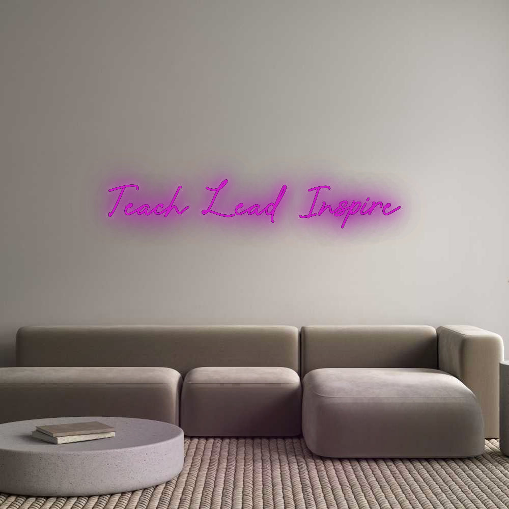 Custom Neon: Teach Lead In... HDJ Sign