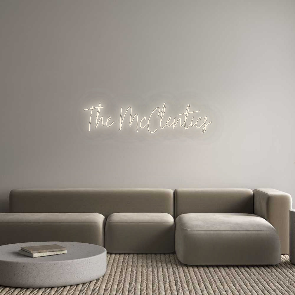 Custom Neon: The McClentics HDJ Sign