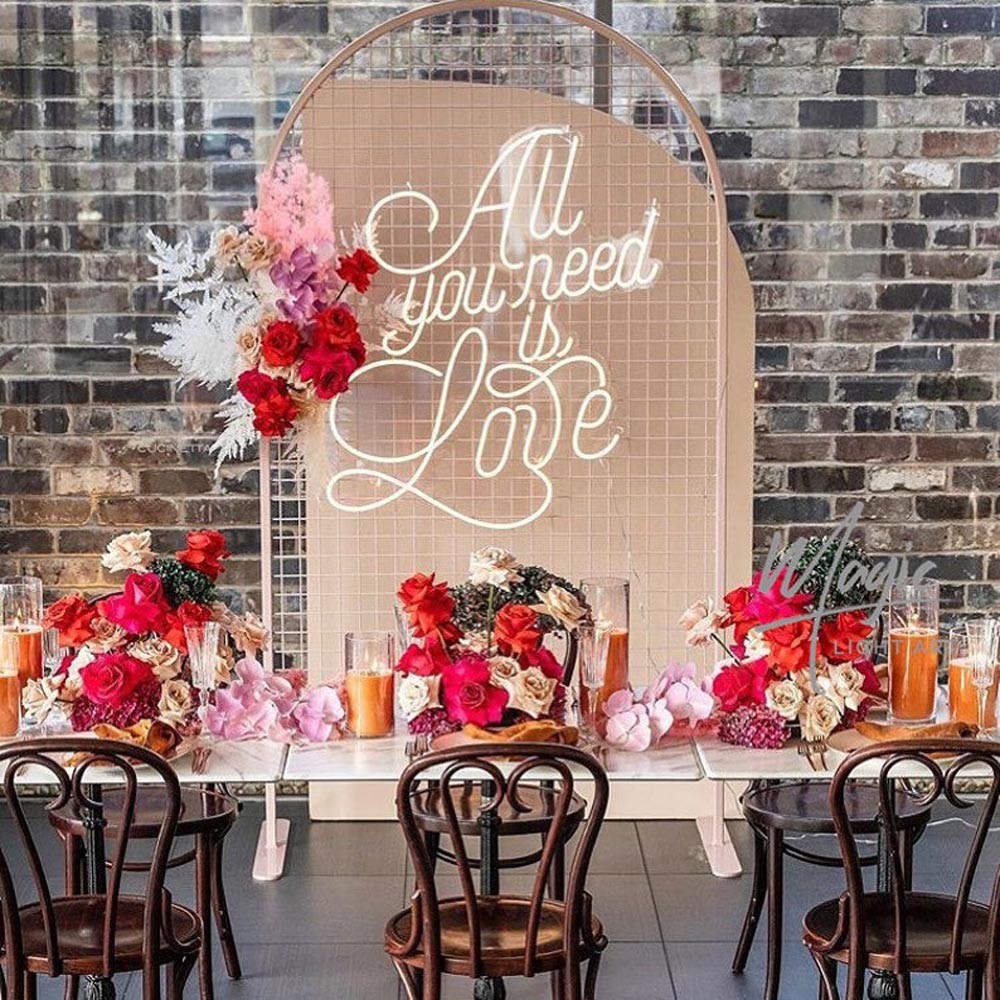 HDJSign - All You Need Is Love Wedding Neon Sign HDJ Sign