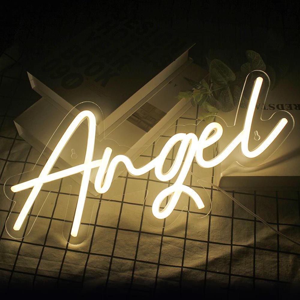 HDJSign - Angel Word Neon Sign HDJ Sign