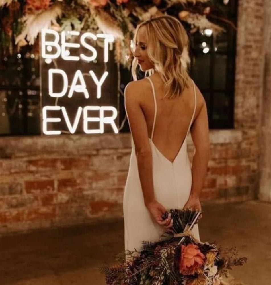 HDJSign - Best Day Ever Wedding Neon Sign HDJ Sign