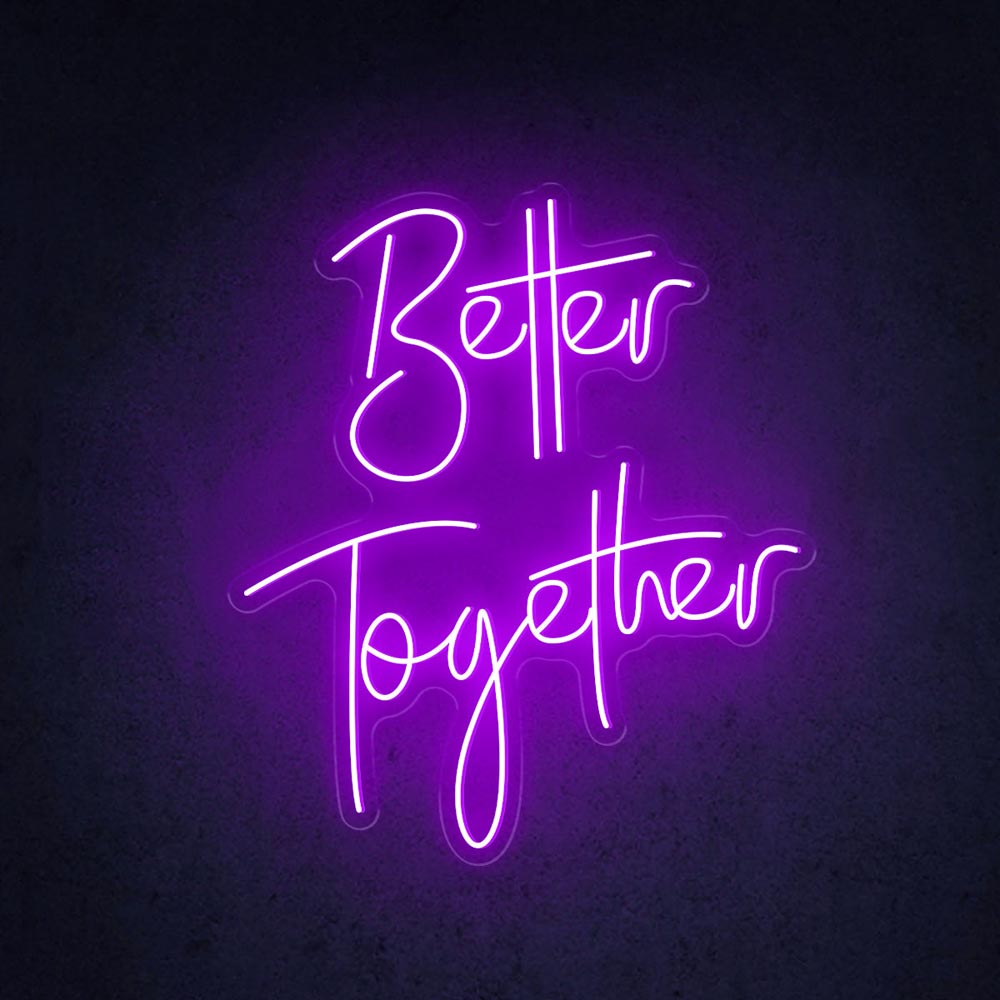 HDJSign - Better Together Wedding Neon Sign HDJ Sign