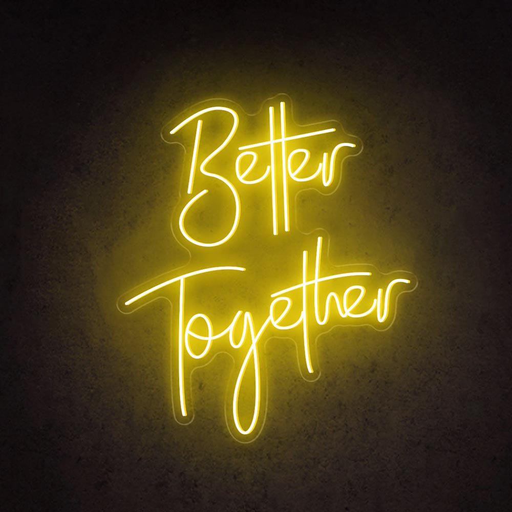 HDJSign - Better Together Wedding Neon Sign HDJ Sign