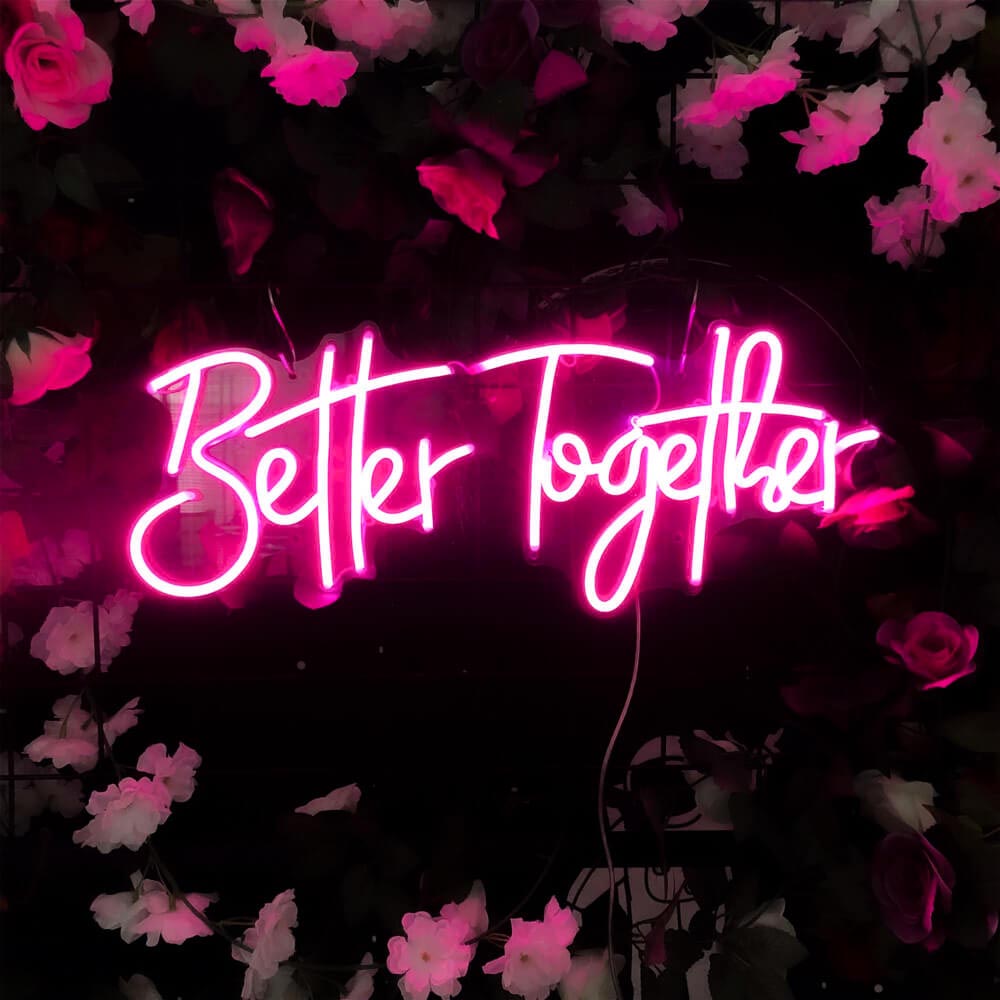 HDJSign - Better Together Wedding Neon Sign HDJ Sign