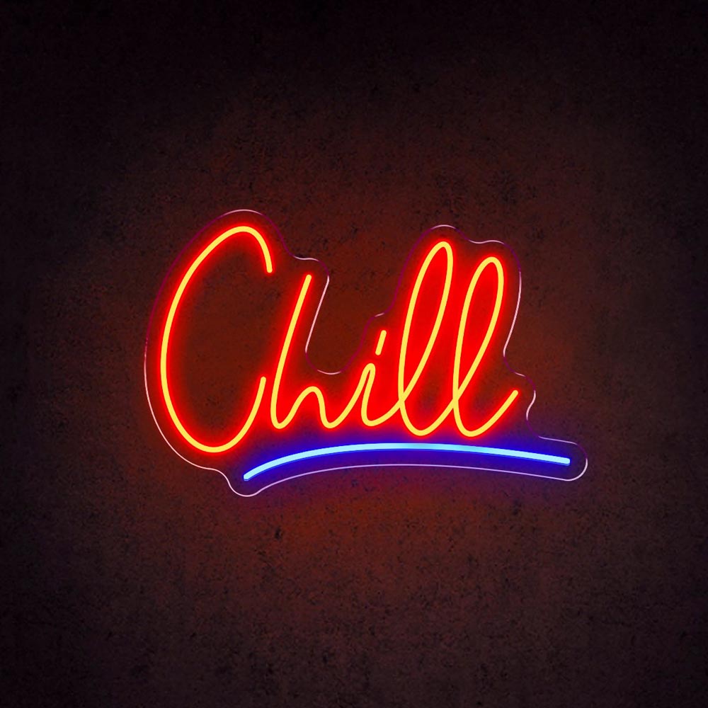 HDJSign - Chill Word Neon Sign HDJ Sign