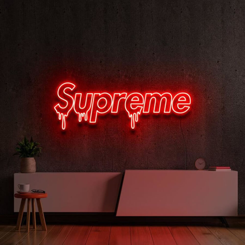 HDJSign - Dripping SUPREME Neon Sign HDJ Sign