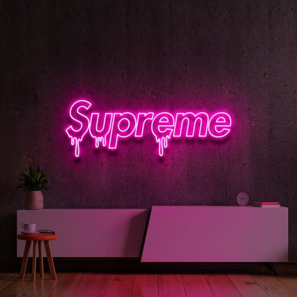 HDJSign - Dripping SUPREME Neon Sign HDJ Sign