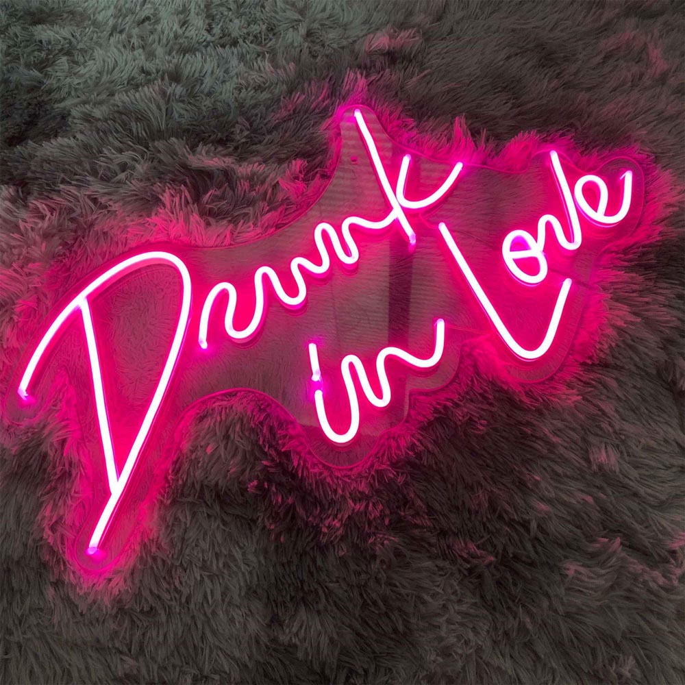 HDJSign - Drunk in Love Wedding Neon Sign HDJ Sign