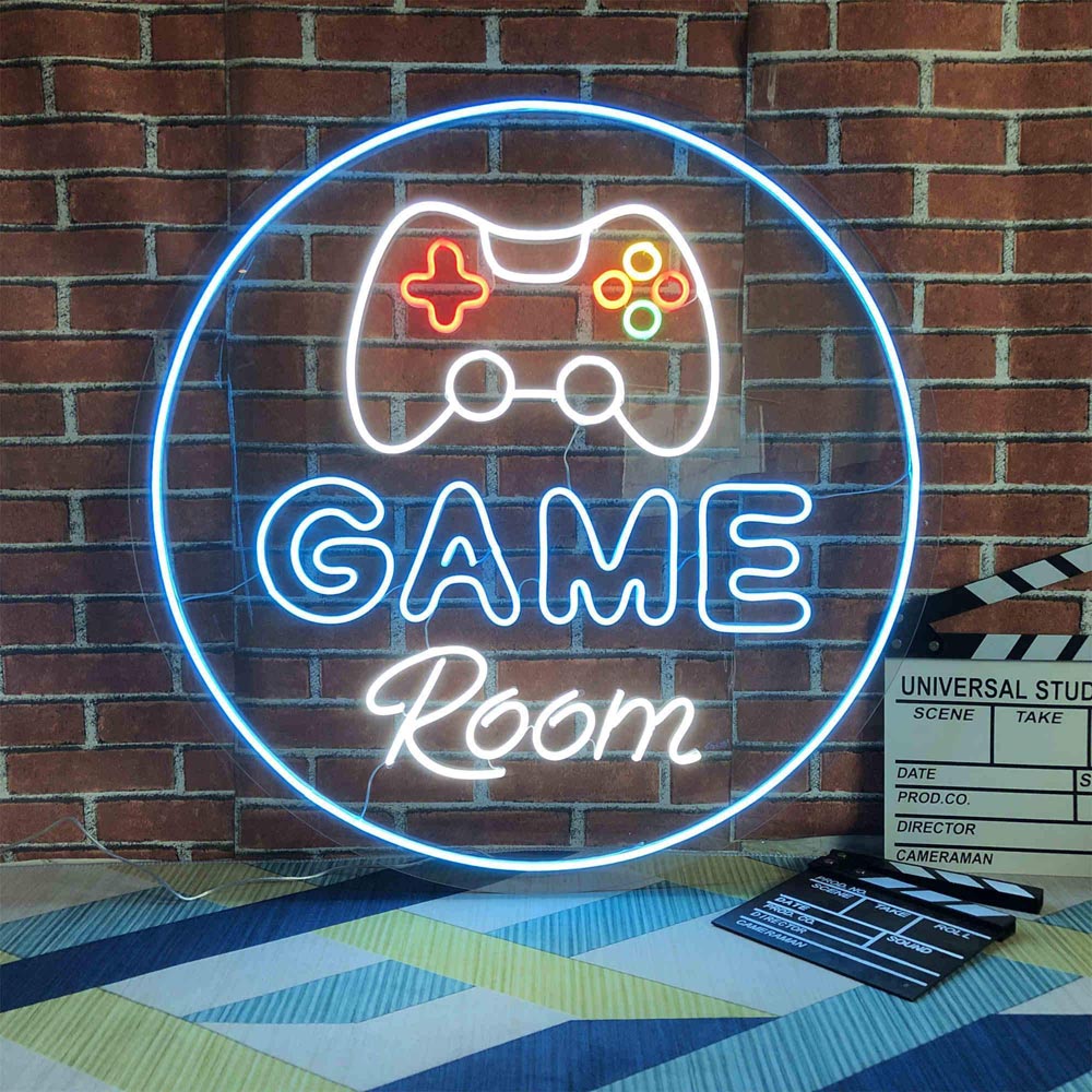 Left Right Neon Sign HDJSign - Game Room Game Neon Sign HDJ Sign
