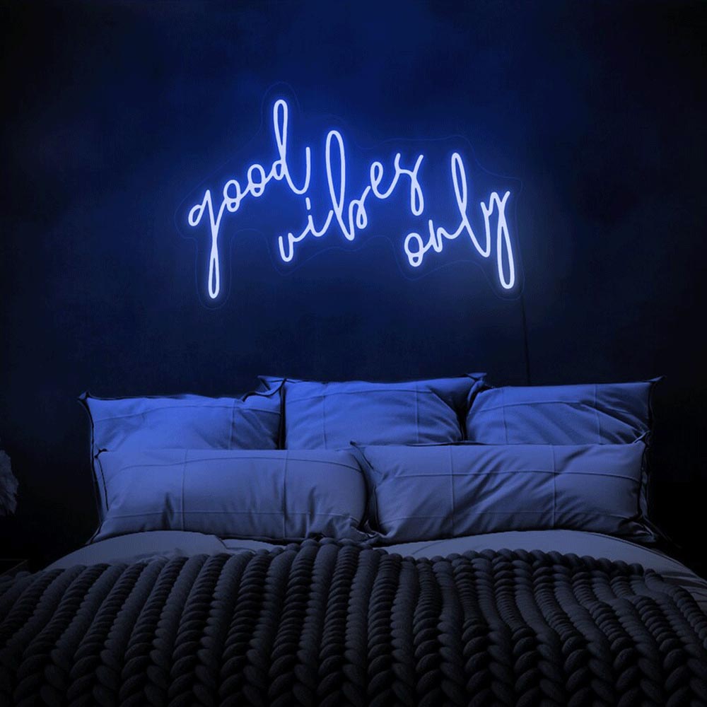 HDJSign - Good Vibes Only Quote Neon Sign HDJ Sign