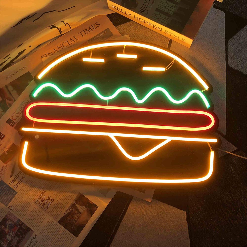 HDJSign - Hamburger Business Neon Sign HDJ Sign