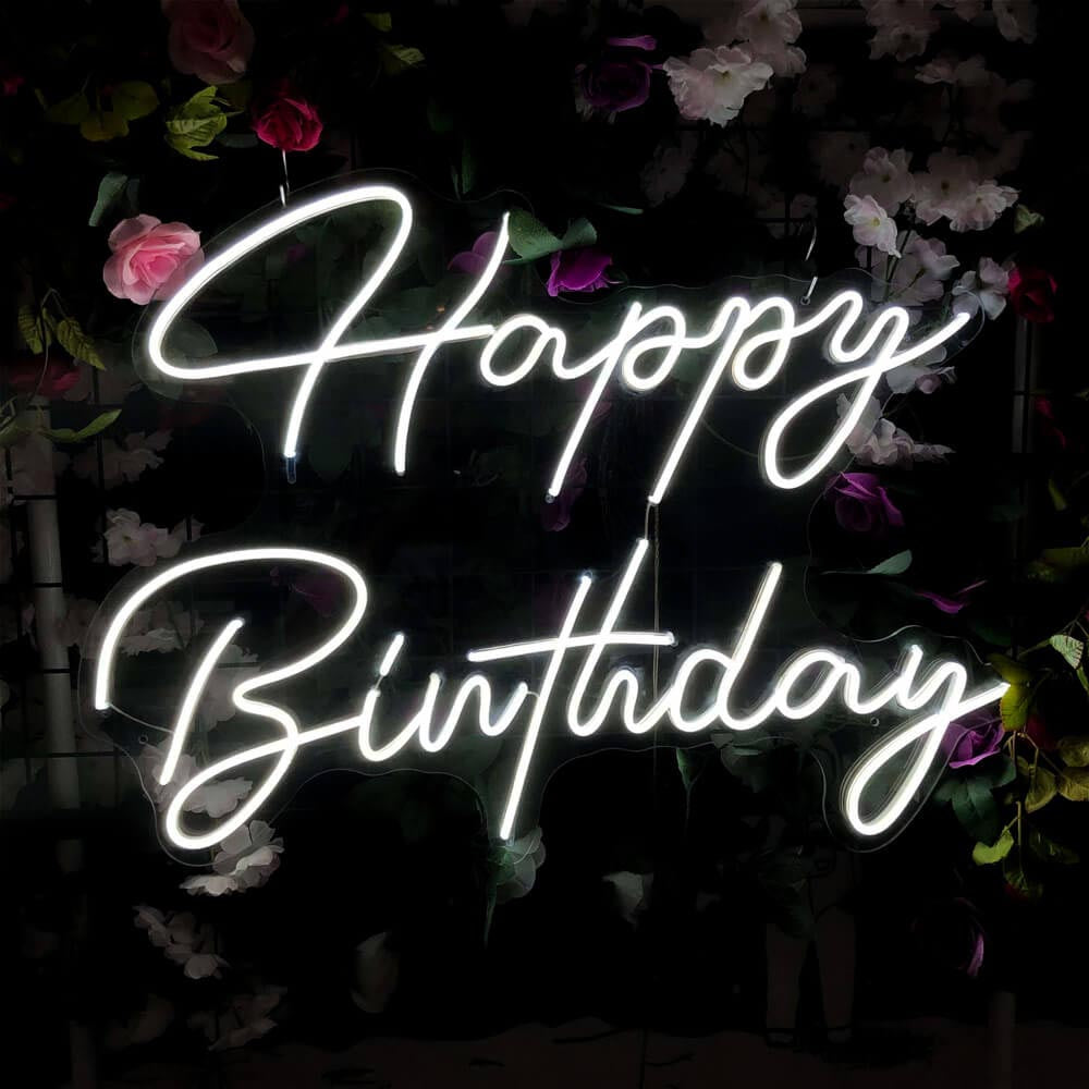 HDJSign - Happy Birthday Neon Sign HDJ Sign