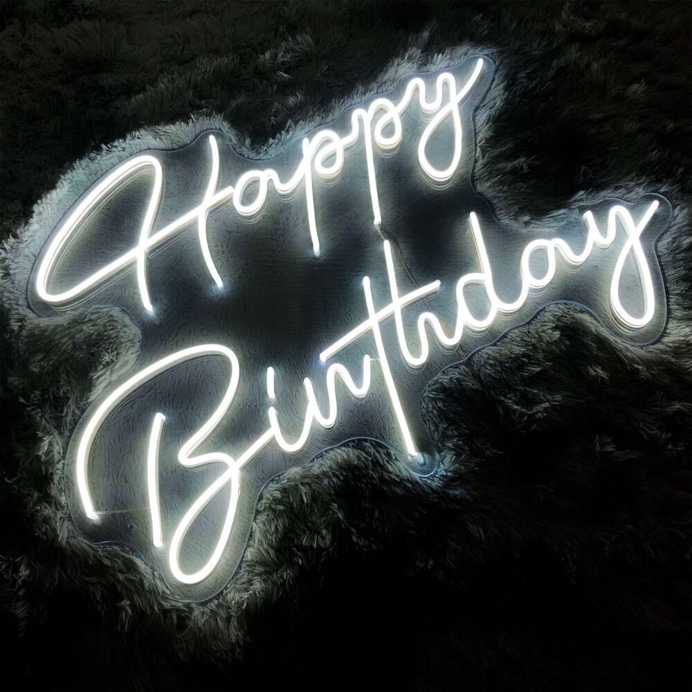 HDJSign - Happy Birthday Neon Sign HDJ Sign