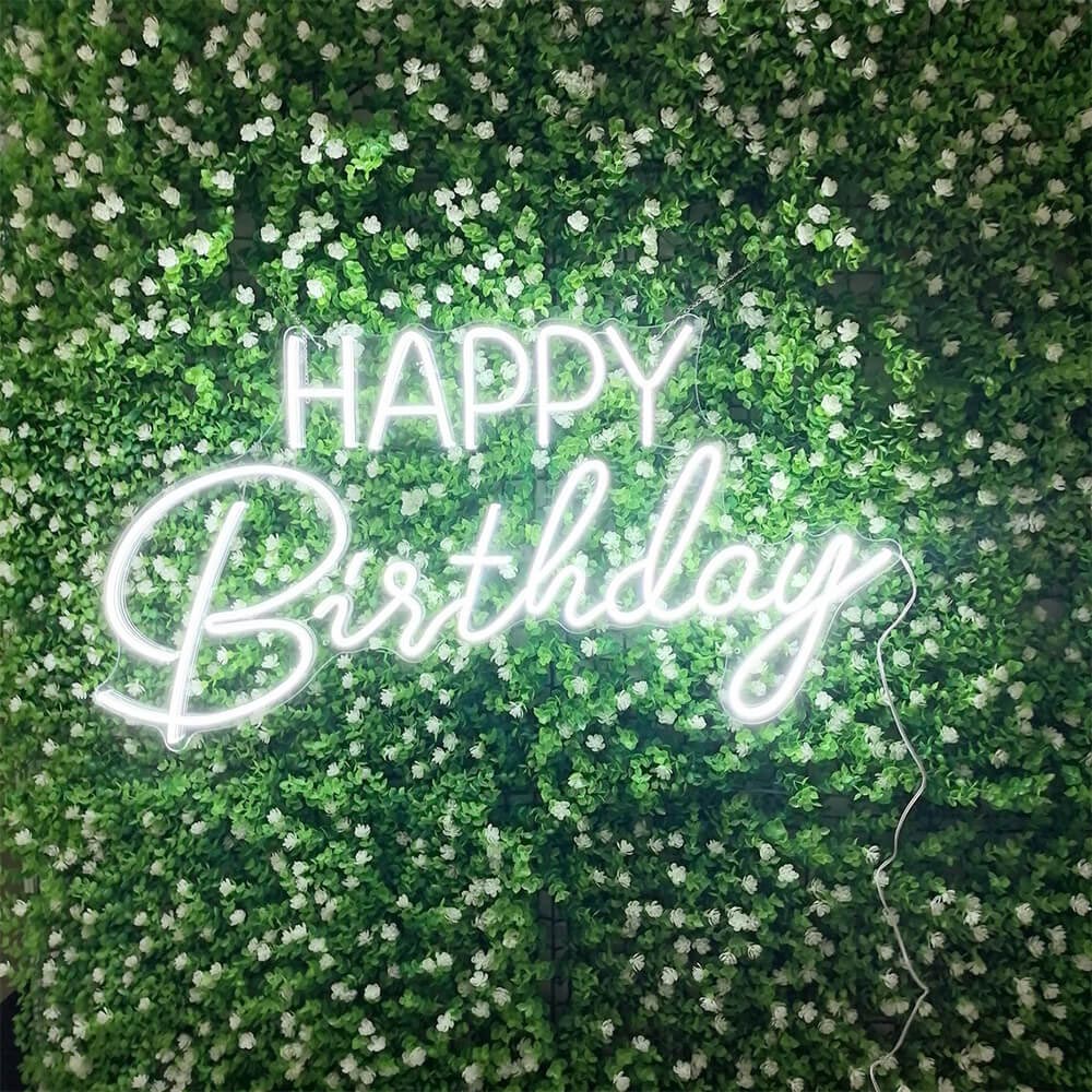 HDJSign - Happy Birthday Neon Sign HDJ Sign