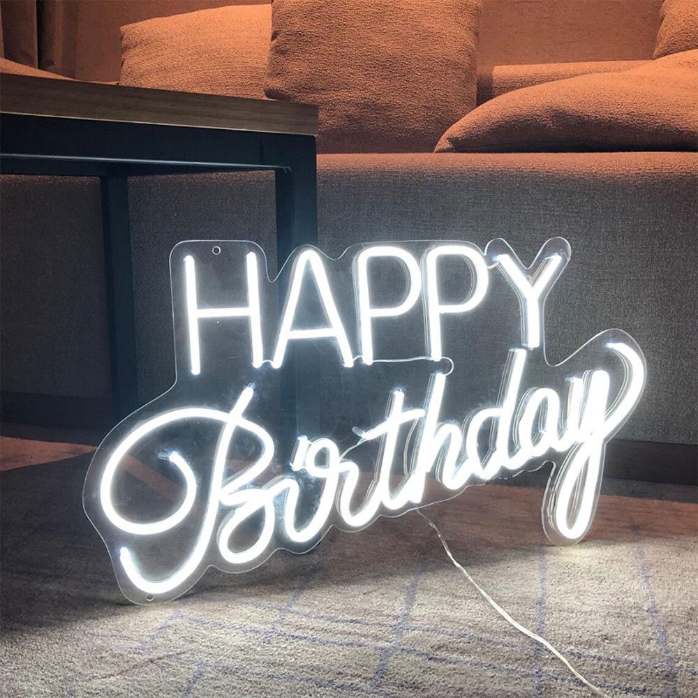 HDJSign - Happy Birthday Neon Sign HDJ Sign