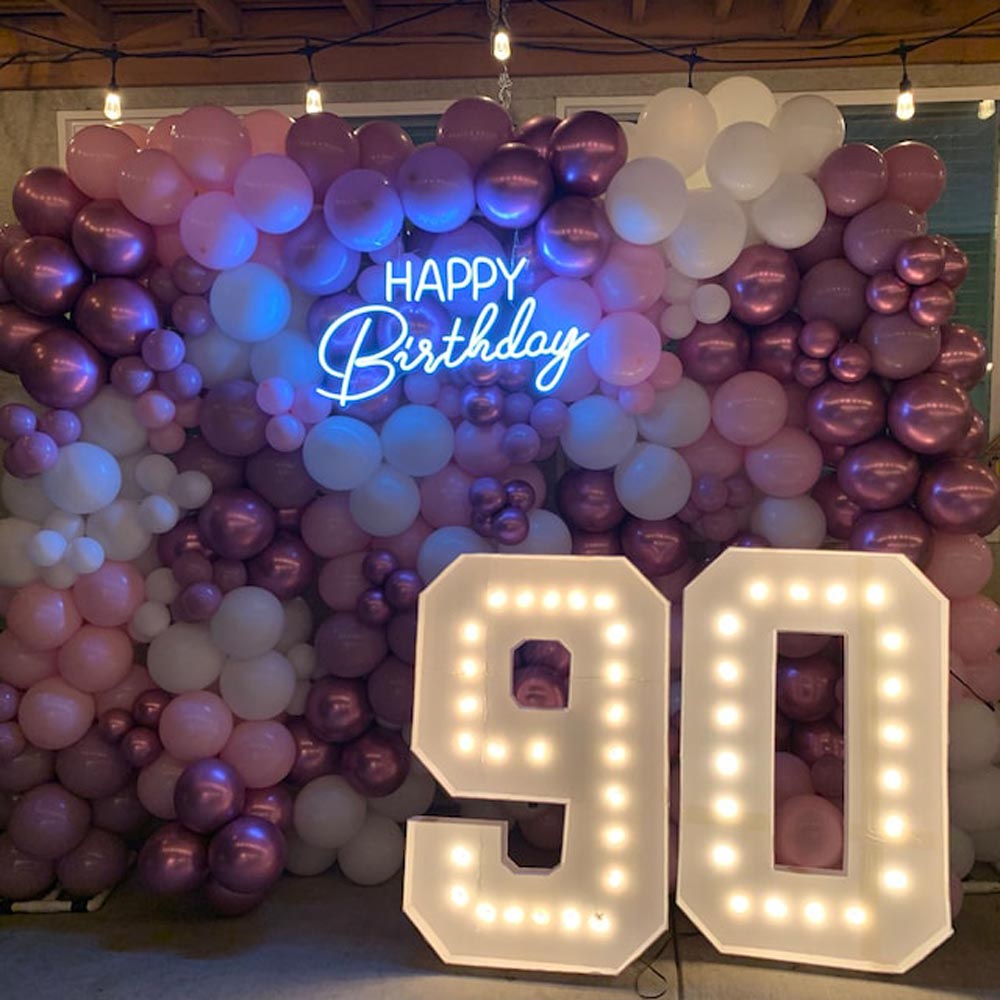 HDJSign - Happy Birthday Neon Sign HDJ Sign