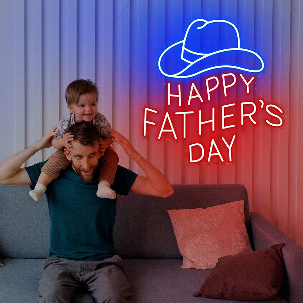 HDJSign - Happy Father's Day Home Neon Sign HDJ Sign