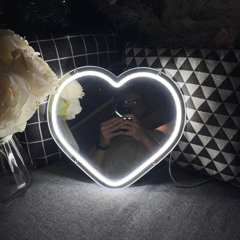 HDJSign - Heart Mirror Neon Sign HDJ Sign