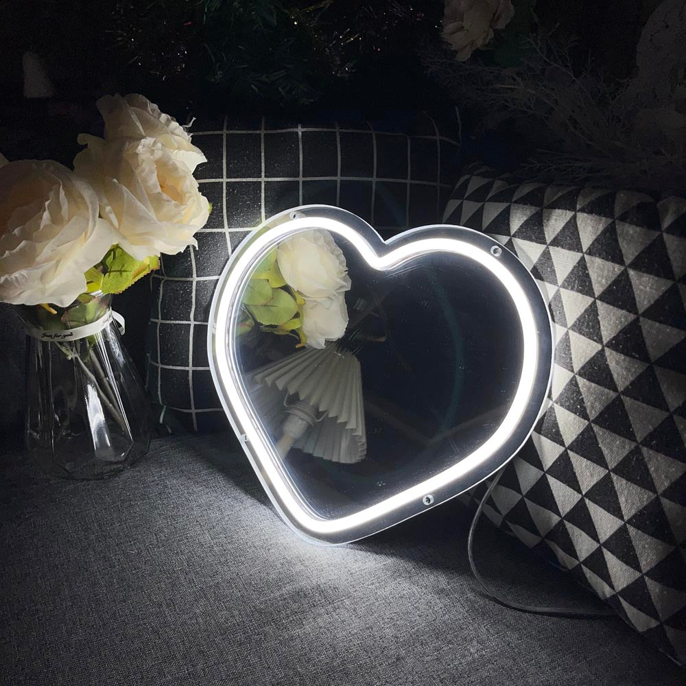 HDJSign - Heart Mirror Neon Sign HDJ Sign