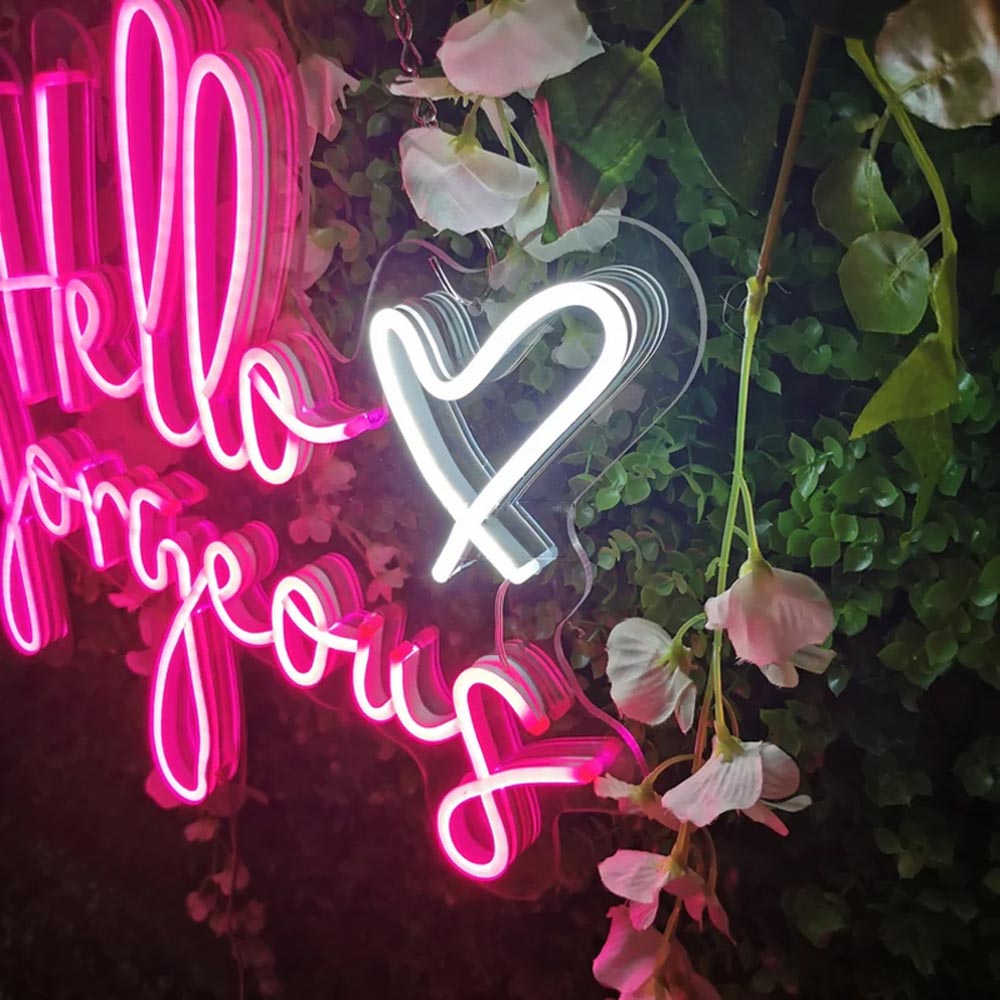 HDJSign - Hello Gorgeous Salon Neon Sign HDJ Sign