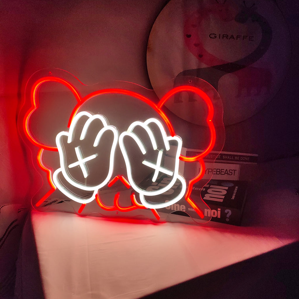 HDJSign - Kaws Hypebeast Anime Neon Sign HDJ Sign