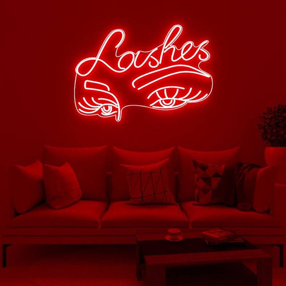 Lashes | Salon Neon Sign | HDJSign