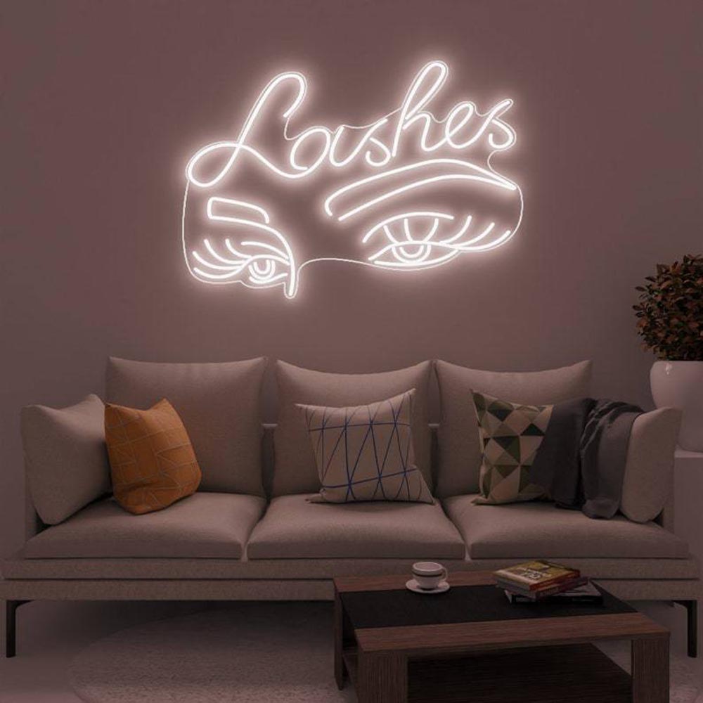 HDJSign - Lashes Salon Neon Sign HDJ Sign