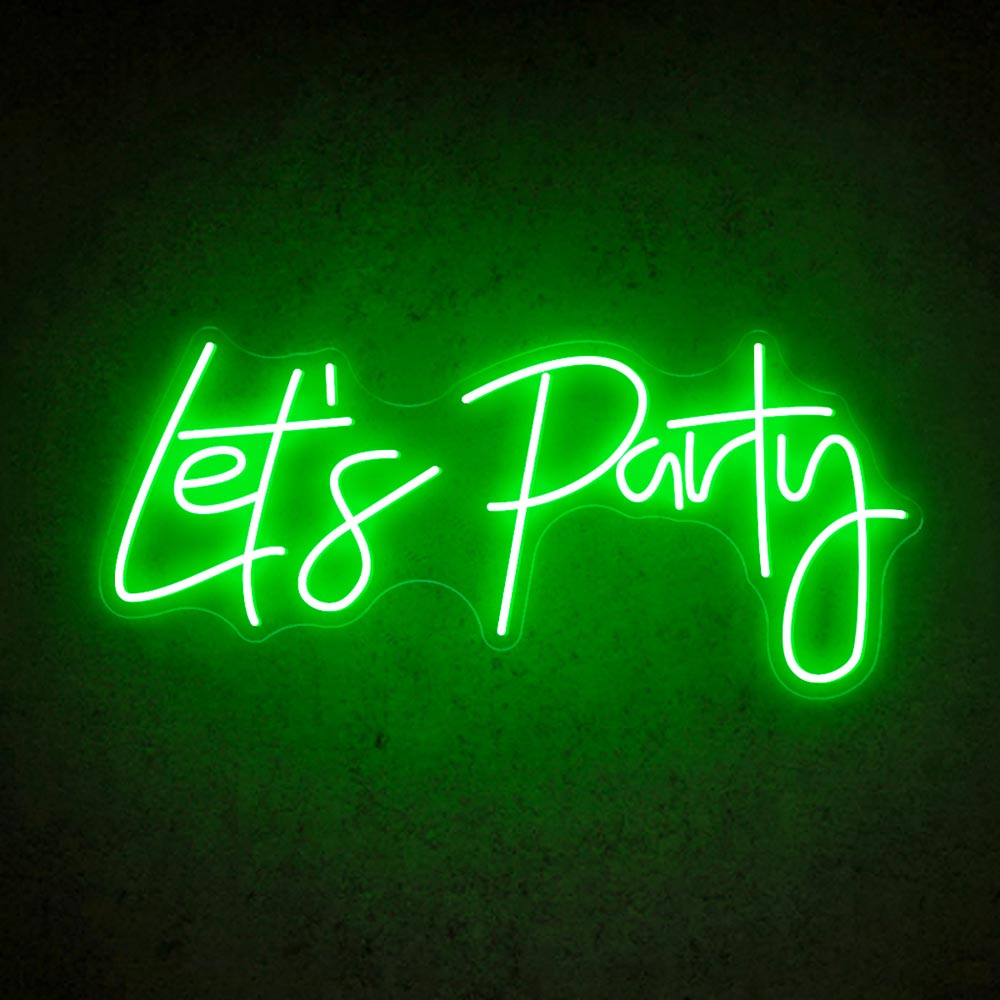 HDJSign - Let's Party Neon Sign HDJ Sign