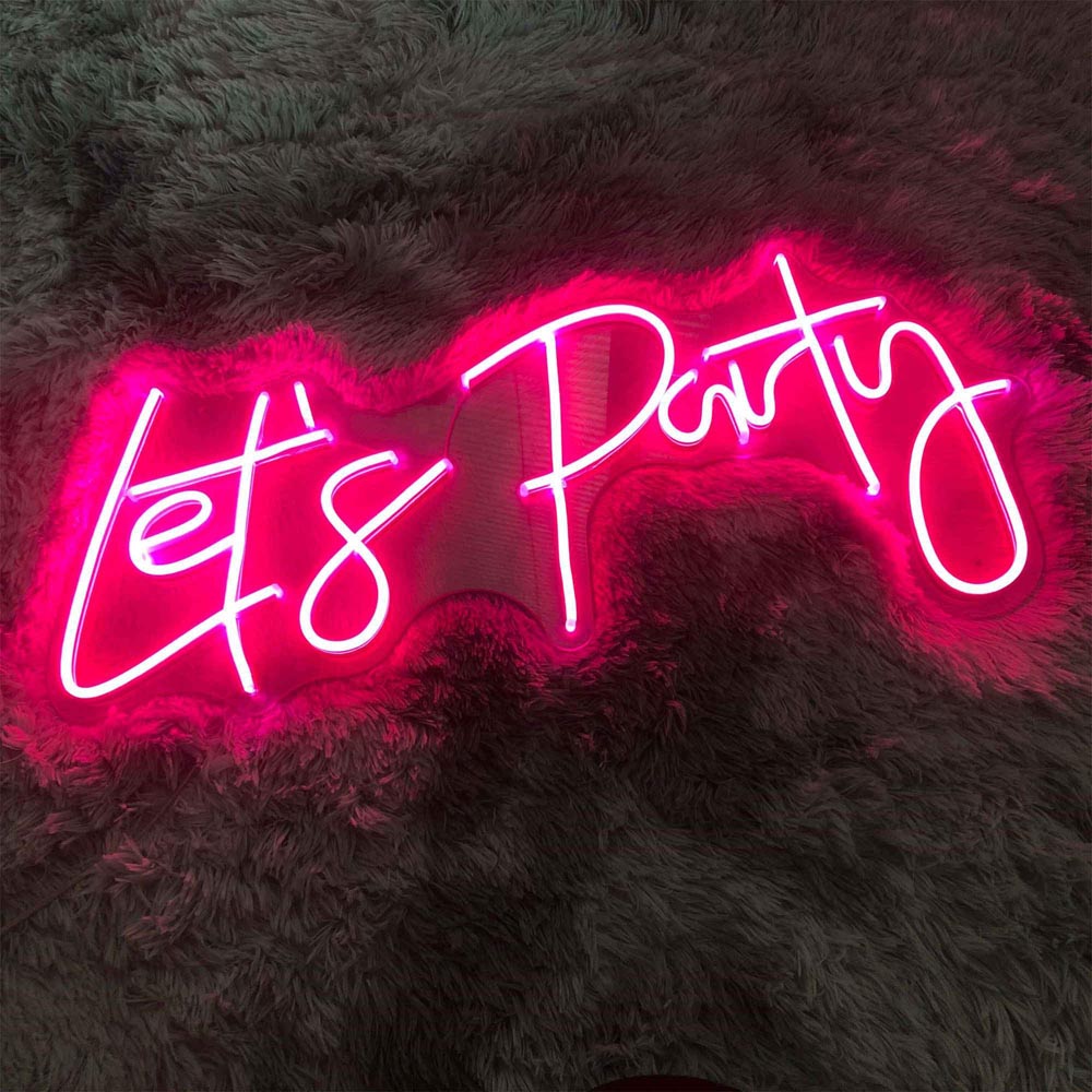 HDJSign - Let's Party Neon Sign HDJ Sign