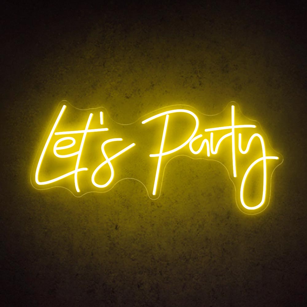 HDJSign - Let's Party Neon Sign HDJ Sign