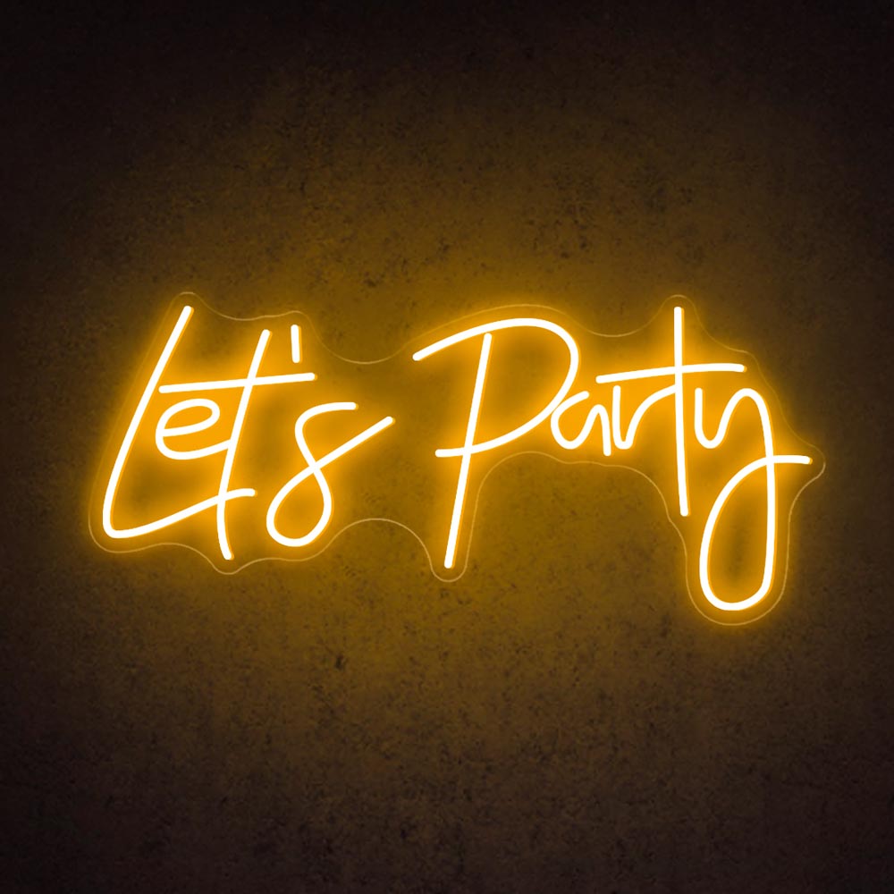 HDJSign - Let's Party Neon Sign HDJ Sign