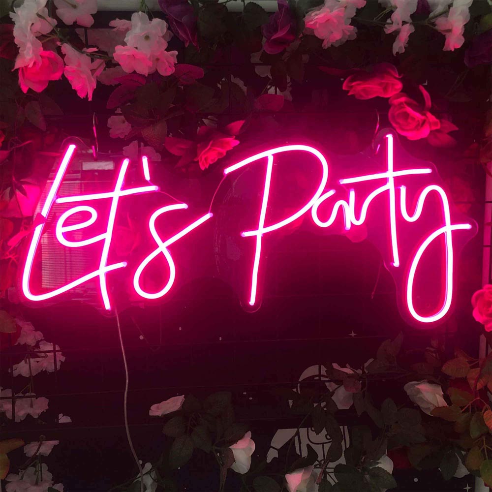 HDJSign - Let's Party Neon Sign HDJ Sign