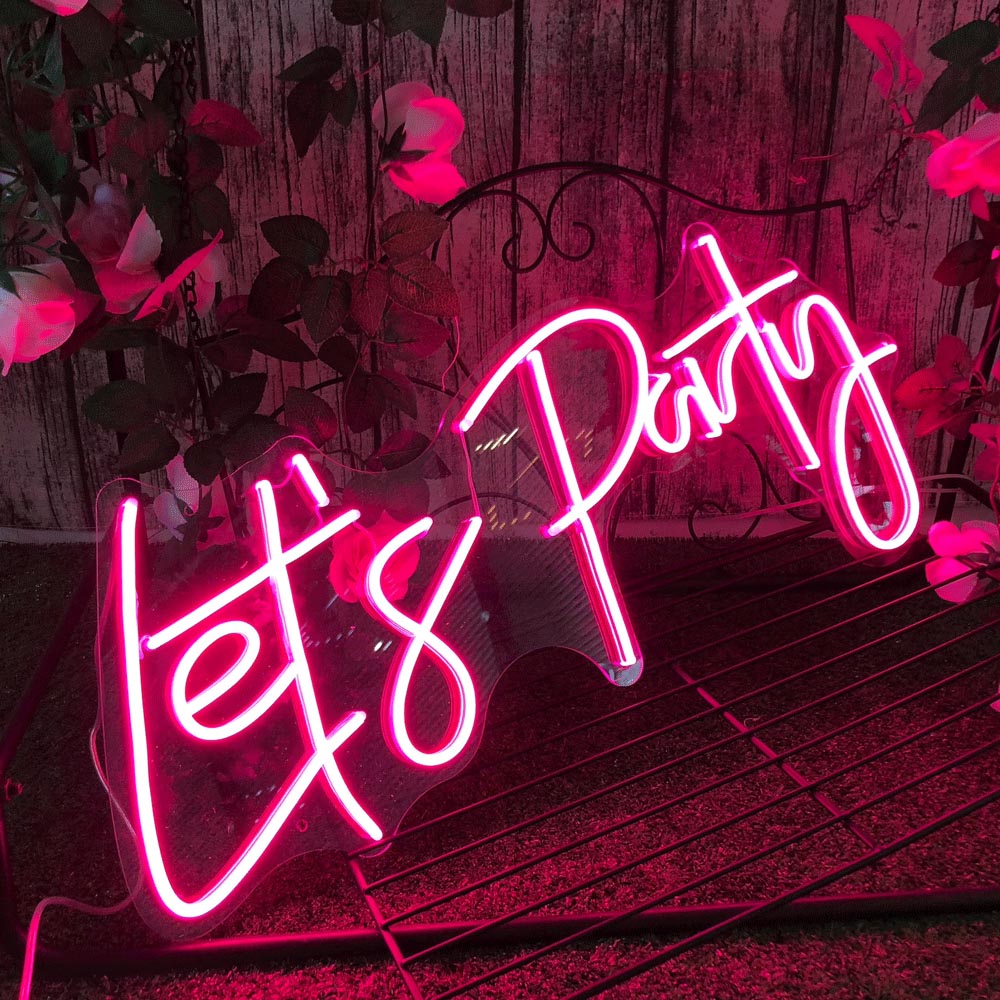 HDJSign - Let's Party Neon Sign HDJ Sign