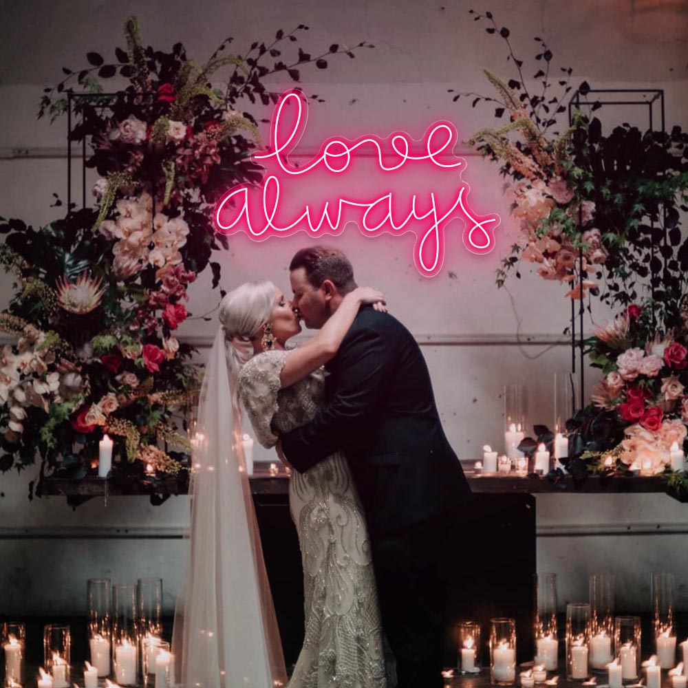 HDJSign - Love Always Wedding Neon Sign HDJ Sign