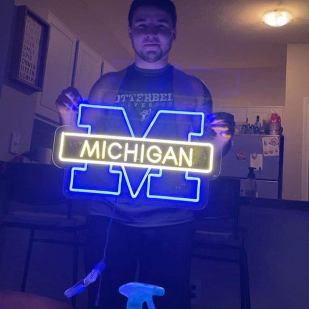 HDJSign - Michigan University Neon Sign HDJ Sign