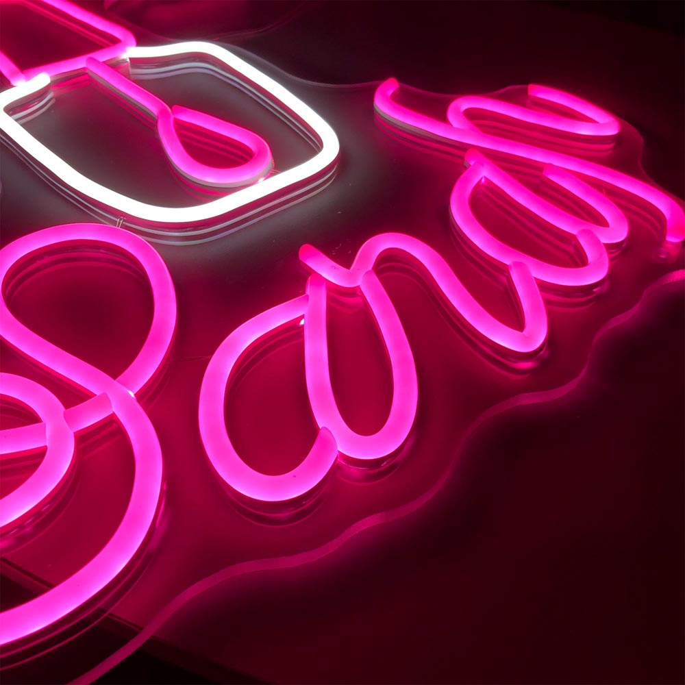 HDJSign - Nails By Sarah Salon Neon Sign HDJ Sign