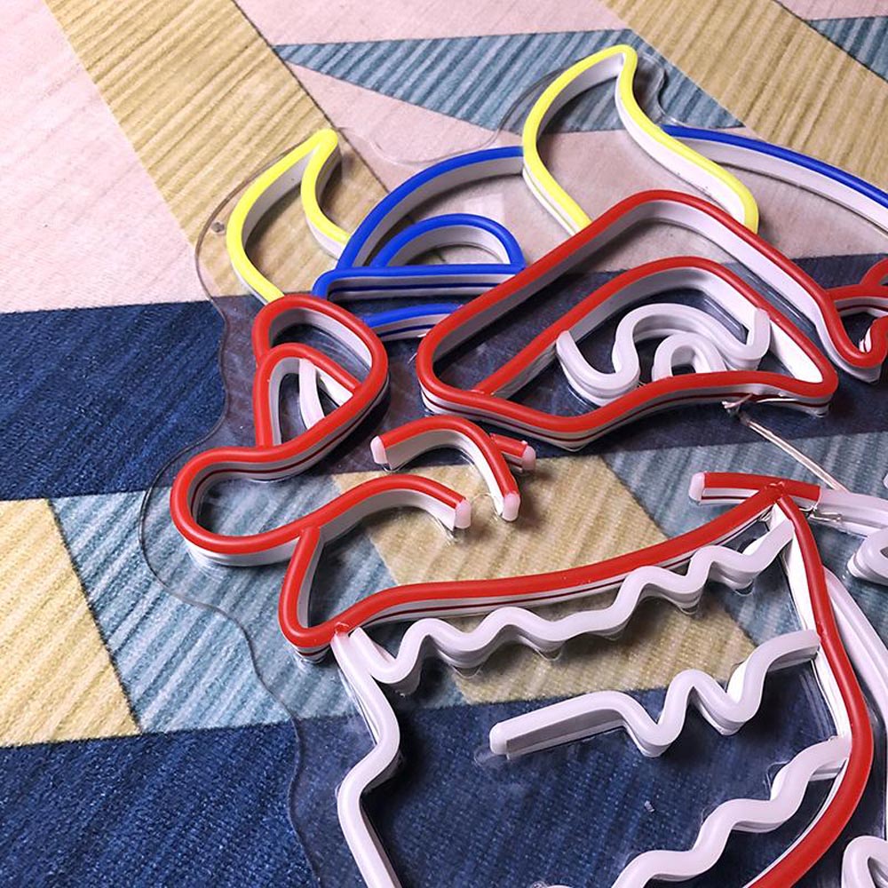 HDJSign - Oni Mask Anime Neon Sign HDJ Sign