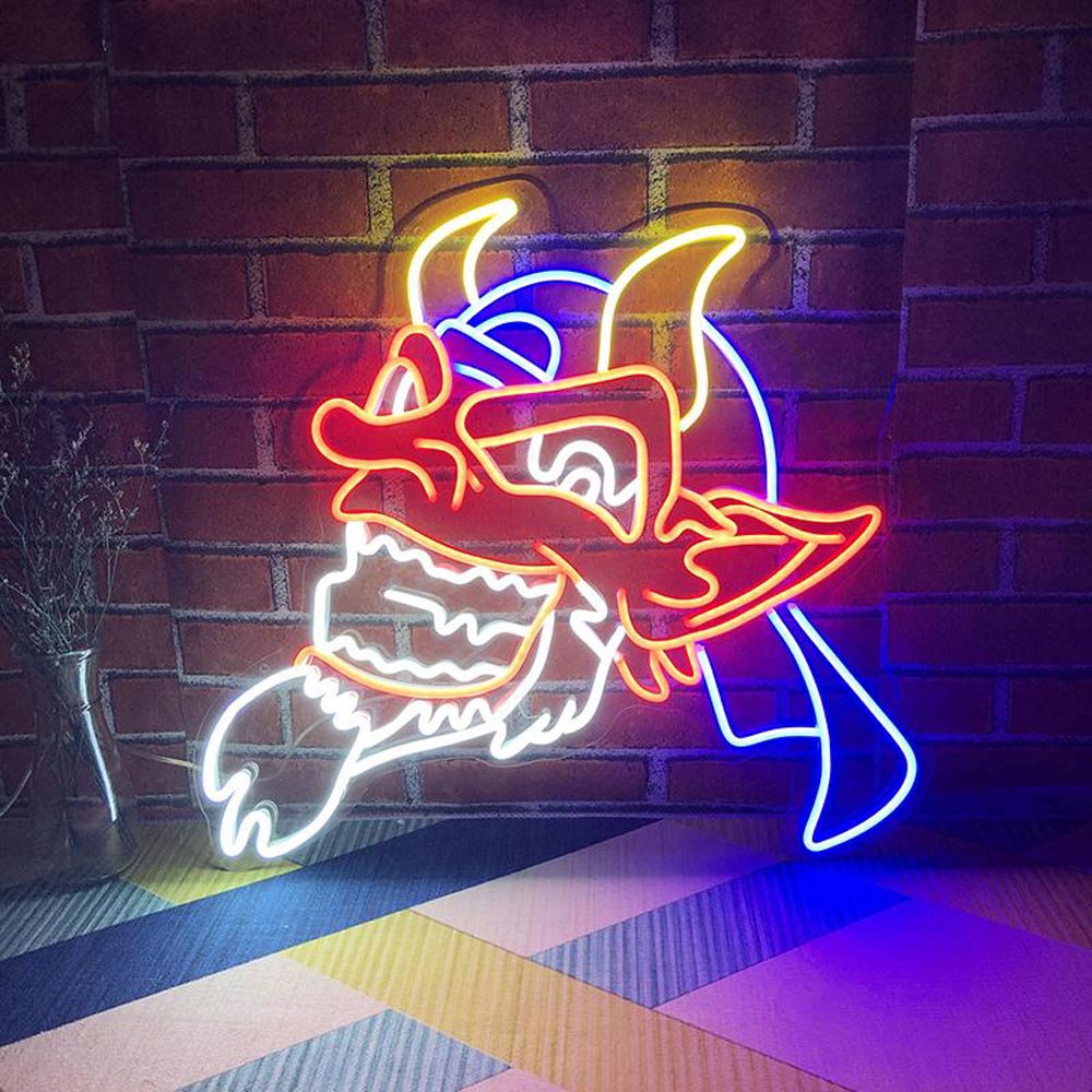 HDJSign - Oni Mask Anime Neon Sign HDJ Sign