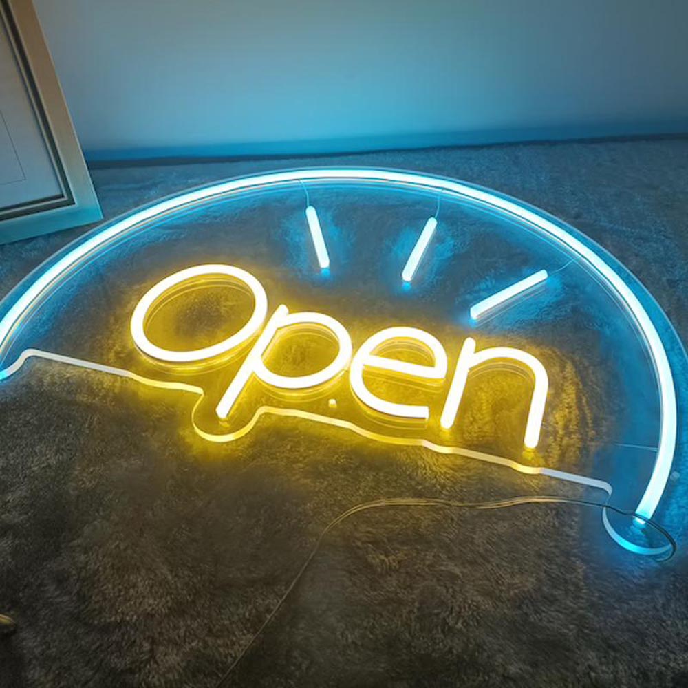 Left Right Neon Sign Open | Business Neon Sign | HDJSign