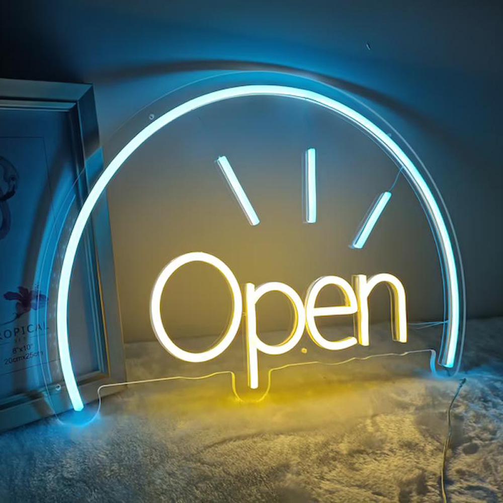 Left Right Neon Sign Open | Business Neon Sign | HDJSign