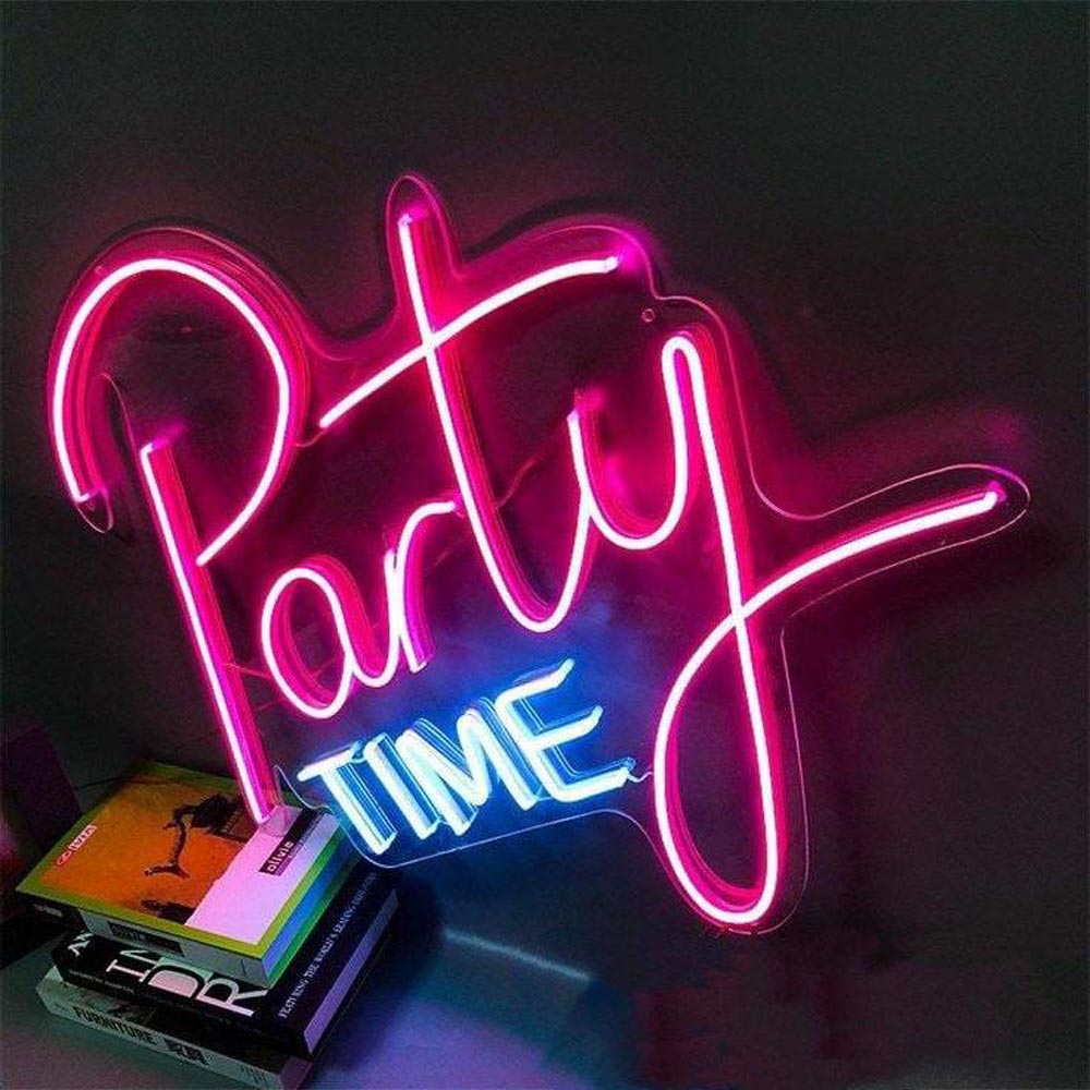 Only Partying Sign Party Neon Sign | Illuminate Your Event!