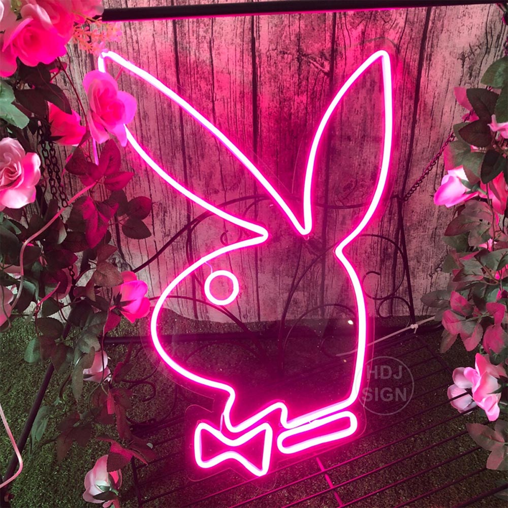 HDJSign - Playboy Logo Neon Sign HDJ Sign