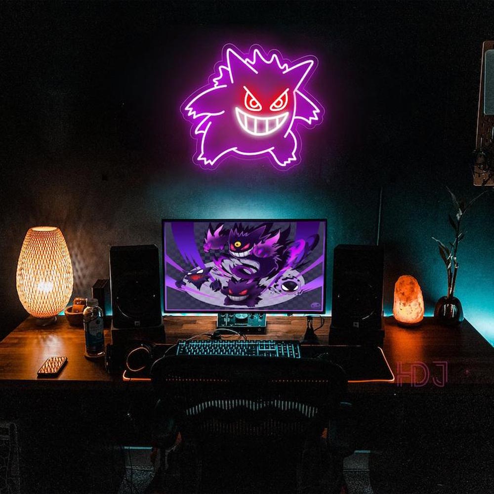 HDJSign - Pokémon Gengar Anime Neon Sign HDJ Sign