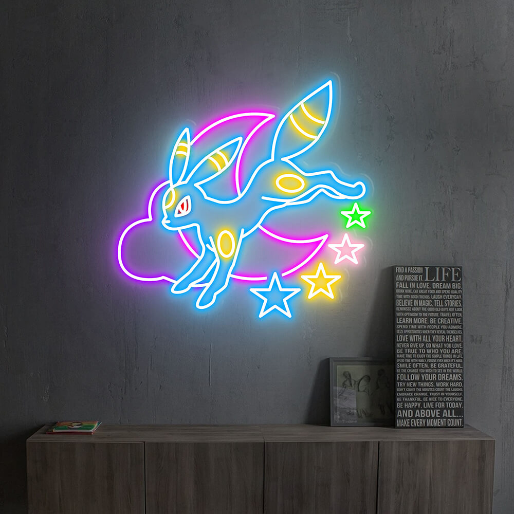 HDJSign - Pokémon Umbreon Anime Neon Sign HDJ Sign