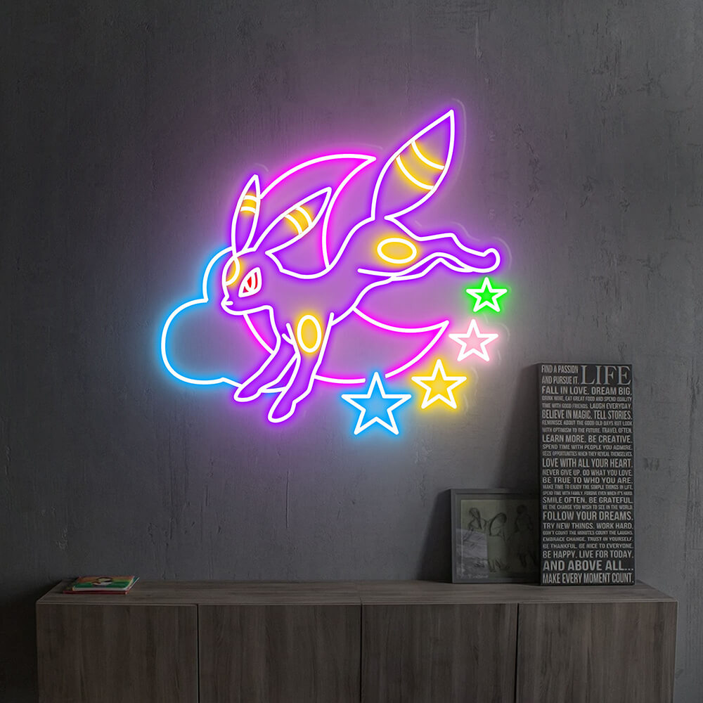 HDJSign - Pokémon Umbreon Anime Neon Sign HDJ Sign