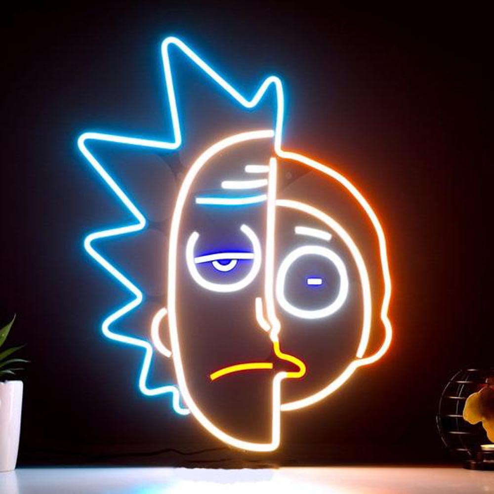 HDJSign - Rick And Morty Anime Neon Sign HDJ Sign