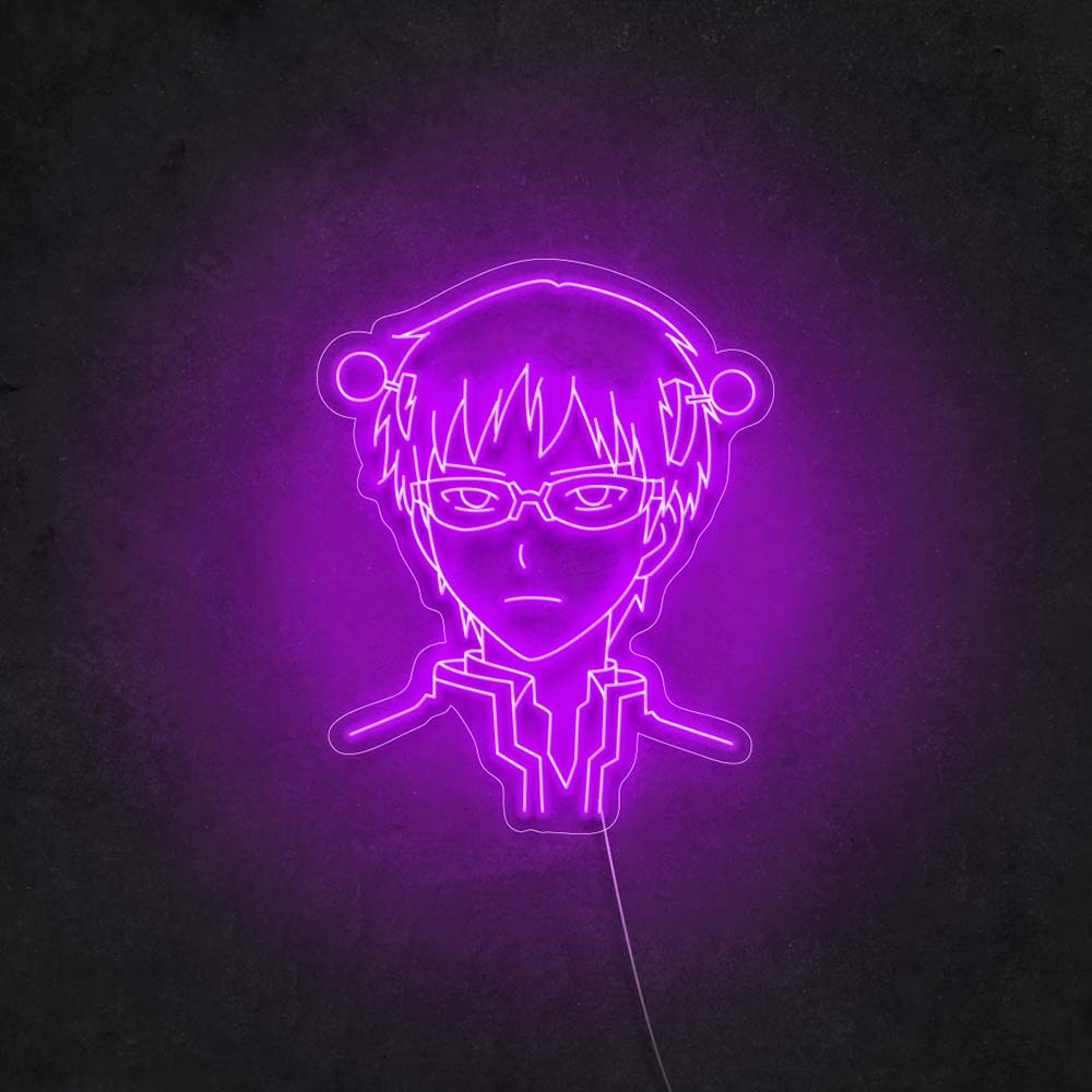 HDJSign - Saiki Kusuo Anime Neon Sign HDJ Sign