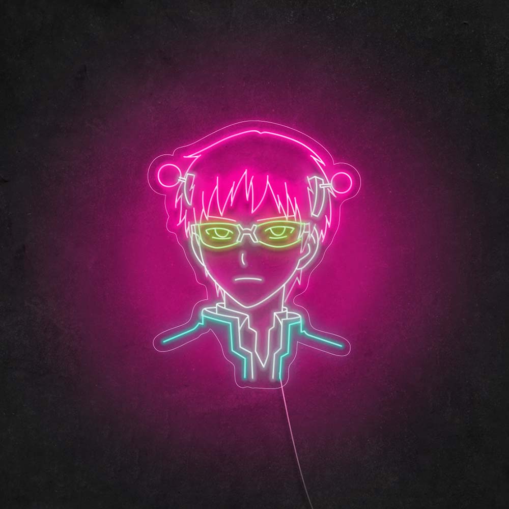 HDJSign - Saiki Kusuo Anime Neon Sign HDJ Sign